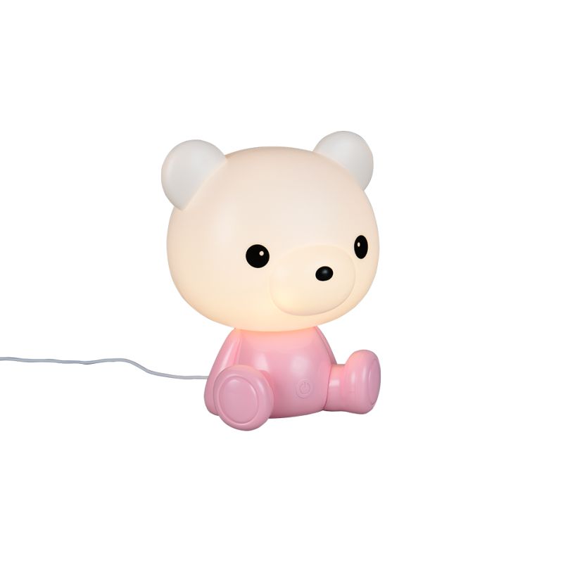Trio-R57991193 - Cutie - Pink Teddy Bear RGB Table Lamp
