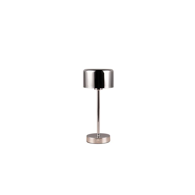 - Jeff - Rechargeable Chrome LED Table Lamp with USB Trio-R59151106 - Jeff - Rechargeable Chrome LED Table Lamp with USB