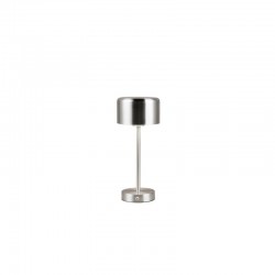 Jeff - Rechargeable Matt Nickel LED Table Lamp with USB Jeff - Rechargeable Matt Nickel LED Table Lamp with USB