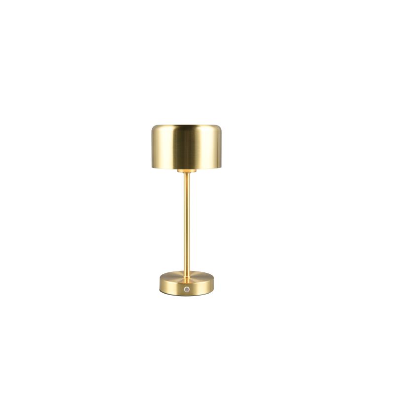 - Jeff - Rechargeable Matt Brass LED Table Lamp with USB Trio-R59151108 - Jeff - Rechargeable Matt Brass LED Table Lamp with USB