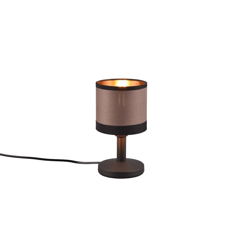 - Davos - Black Table Lamp with Taupe Shade Trio-R59551041 - Davos - Black Table Lamp with Taupe Shade