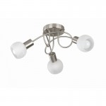 Antibes - Matt Nickel 3 Spotlights with Alabaster Glass Antibes - Matt Nickel 3 Spotlights with Alabaster Glass