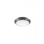 Camaro - Anthracite Ceiling Lamp with White Diffuser Ø 26 cm Camaro - Anthracite Ceiling Lamp with White Diffuser Ø 26 cm