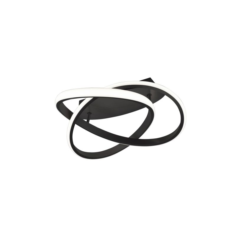 - Course - Matt Black LED Ceiling Lamp Trio-R62051132 - Course - Matt Black LED Ceiling Lamp