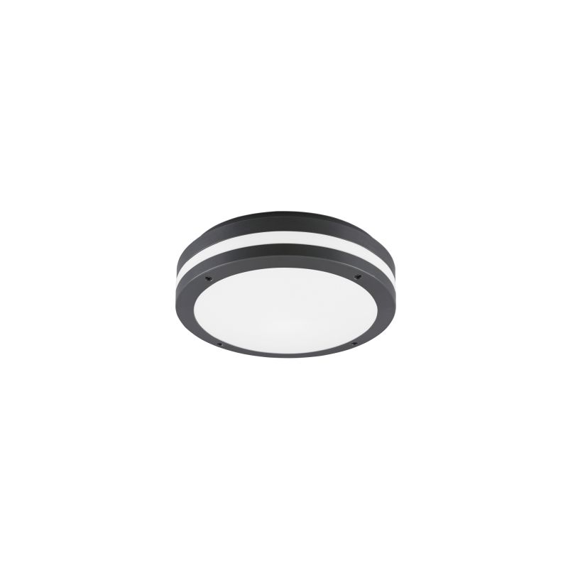 - Kendal - Anthracite LED Ceiling Lamp with White Diffuser IP54 Trio-R62151142 - Kendal - Anthracite LED Ceiling Lamp with White Diffuser IP54
