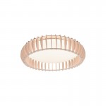 Monte - Natural Wooden CCT Flush with White Diffuser Monte - Natural Wooden CCT Flush with White Diffuser