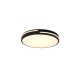 Trio-R62241132 - Tacoma - Black & White CCT Ceiling Lamp with Remote Control Ø 40 cm