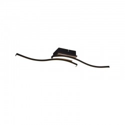 Route - Black & Wooden 2 Light LED Ceiling Lamp 3000K Route - Black & Wooden 2 Light LED Ceiling Lamp 3000K