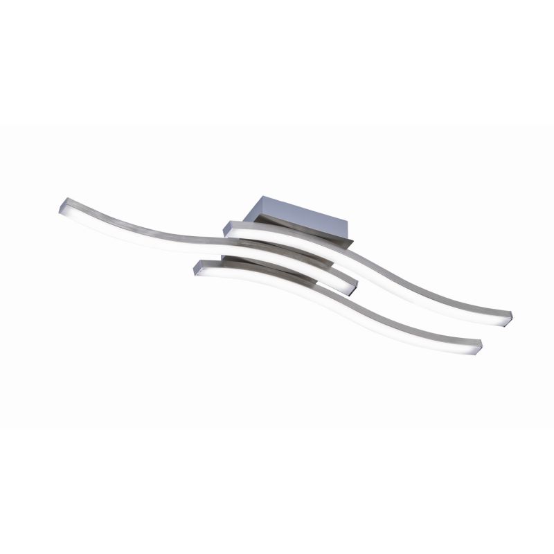 - Route - Matt Nickel 3 Light LED Ceiling Lamp 3000K Trio-R62473107 - Route - Matt Nickel 3 Light LED Ceiling Lamp 3000K