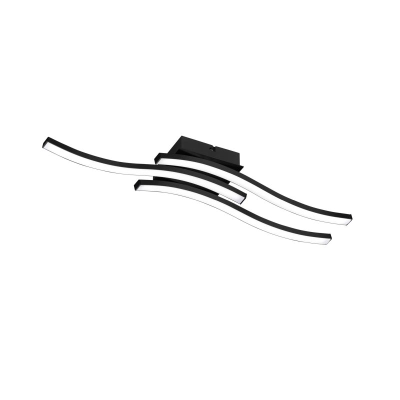 - Route - Matt Black 3 Light LED Ceiling Lamp 3000K Trio-R62473132 - Route - Matt Black 3 Light LED Ceiling Lamp 3000K