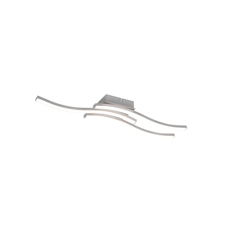- Route - Matt Nickel 3 Light LED Ceiling Lamp 4000K Trio-R62473407 - Route - Matt Nickel 3 Light LED Ceiling Lamp 4000K