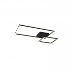 Padella - Matt Black 2 Light Flush 3000K Padella - Matt Black 2 Light Flush 3000K
