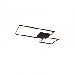Padella - Matt Black 2 Light Flush 4000K Padella - Matt Black 2 Light Flush 4000K