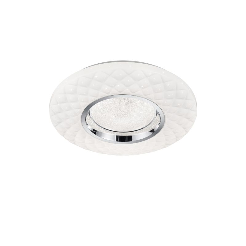 Trio-R62720101 - Magnolia - Starlight White & Chrome CCT Ceiling Lamp with Remote Control