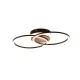 - Giro - Black & Wooden CCT Ceiling Lamp with Remote Control Trio-R62783635 - Giro - Black & Wooden CCT Ceiling Lamp with Remote Control