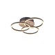 - Circle - Black & Wooden 3 Light CCT Ceiling Lamp with Remote Control Trio-R62823135 - Circle - Black & Wooden 3 Light CCT Ceiling Lamp with Remote Control