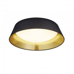Ponts - Black & Gold LED Ceiling Lamp