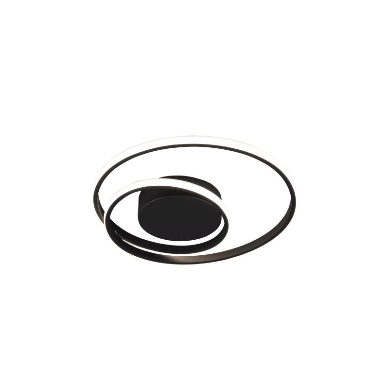 - Zibal - Matt Black LED Ceiling Lamp Trio-R62911132 - Zibal - Matt Black LED Ceiling Lamp