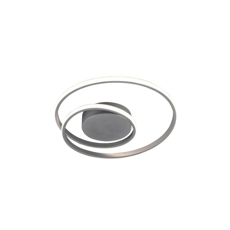 - Zibal - Grey LED Ceiling Lamp Trio-R62911187 - Zibal - Grey LED Ceiling Lamp