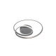 - Zibal - Grey LED Ceiling Lamp Trio-R62911187 - Zibal - Grey LED Ceiling Lamp