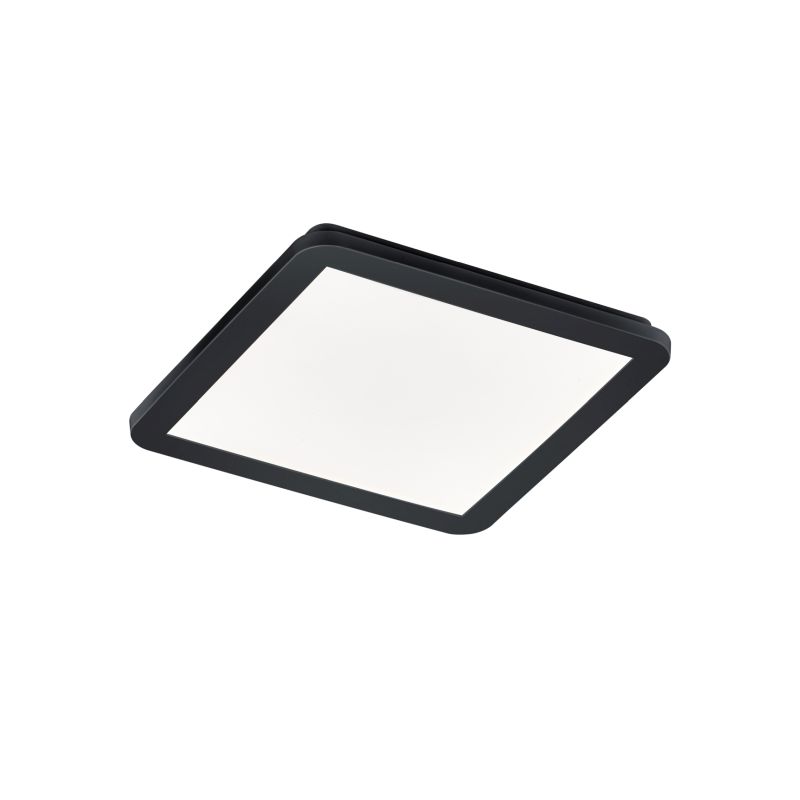 - Camillus - White & Black LED Flush 1900 lm IP44 Trio-R62931832 - Camillus - White & Black LED Flush 1900 lm IP44