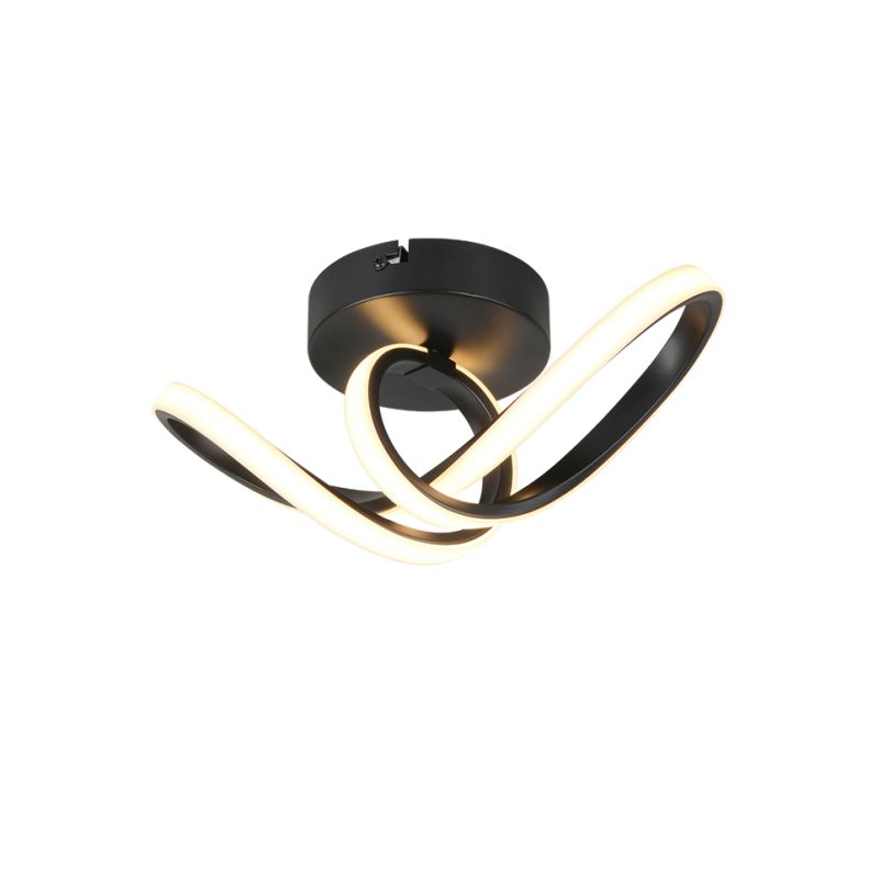 - Rusa - Matt Black Ceiling Lamp 3000K Trio-R63541132 - Rusa - Matt Black Ceiling Lamp 3000K