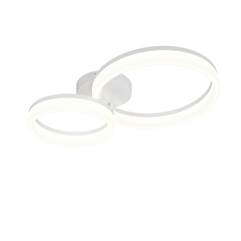Trio-R63601231 - Scope - Matt White 2 Light LED Ceiling Lamp 4000K