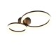 - Scope - Matt Black 2 Light LED Ceiling Lamp 3000K Trio-R63601232 - Scope - Matt Black 2 Light LED Ceiling Lamp 3000K