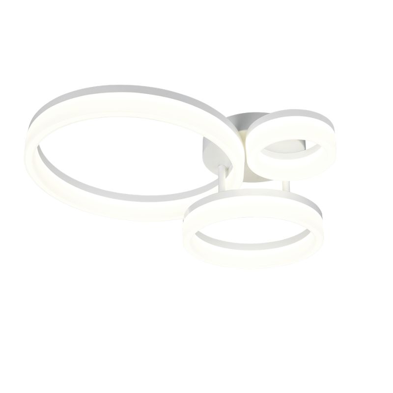 Trio-R63601331 - Scope - Matt White 3 Light LED Ceiling Lamp 4000K