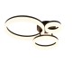 Trio-R63601332 - Scope - Matt Black 3 Light LED Ceiling Lamp 3000K