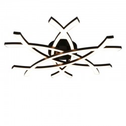 Pollock - Matt Black LED Ceiling Lamp
