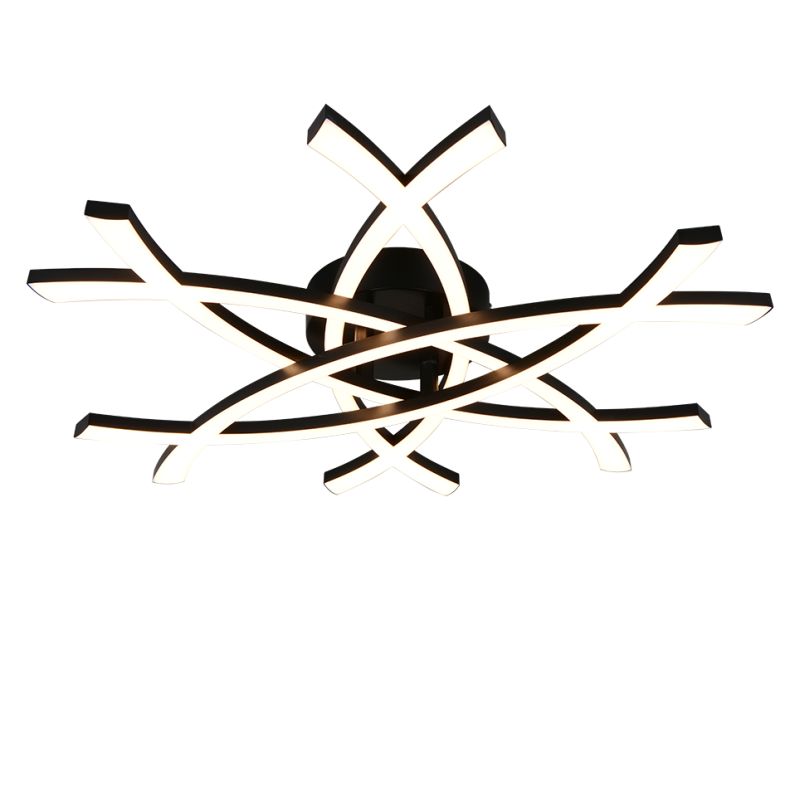 - Pollock - Matt Black LED Ceiling Lamp Trio-R63691132 - Pollock - Matt Black LED Ceiling Lamp
