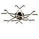 - Pollock - Matt Black LED Ceiling Lamp Trio-R63691132 - Pollock - Matt Black LED Ceiling Lamp