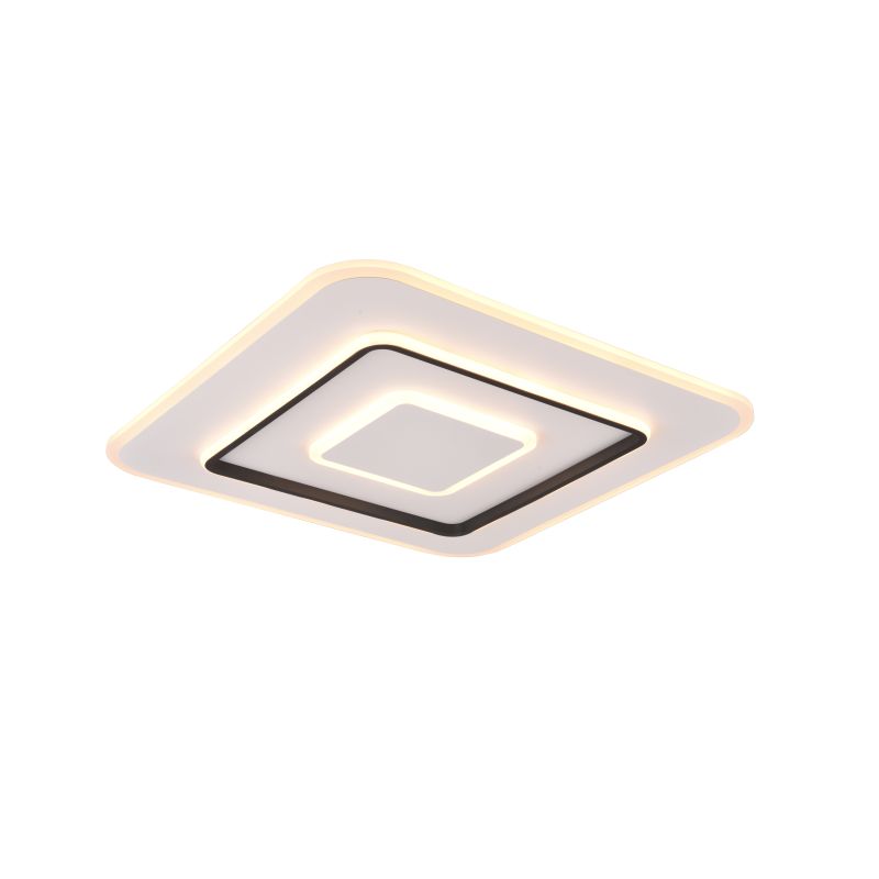 - Jora - Matt White & Black CCT Ceiling Lamp with Remote Control Ø 60 cm Trio-R64293931 - Jora - Matt White & Black CCT Ceiling Lamp with Remote Control Ø 60 cm