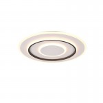 Jora - Matt White & Black CCT Ceiling Lamp with Remote Control Ø 60 cm Jora - Matt White & Black CCT Ceiling Lamp with Remote Control Ø 60 cm
