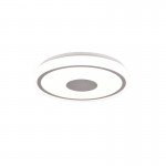 Bunda - White & Chrome LED Ceiling Lamp Ø 33 cm