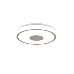 Bunda - White & Chrome LED Ceiling Lamp Ø 33 cm Bunda - White & Chrome LED Ceiling Lamp Ø 33 cm