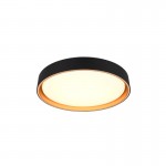 Felis - Matt Black & Gold CCT Ceiling Lamp with Remote Control Ø 40 cm Felis - Matt Black & Gold CCT Ceiling Lamp with Remote Control Ø 40 cm