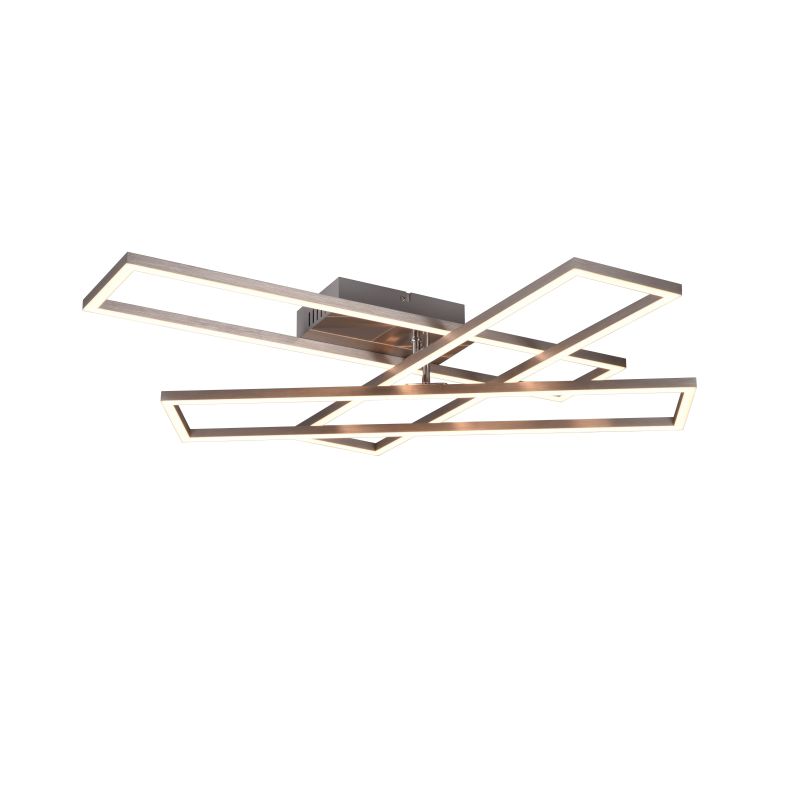 - Corso - Matt Nickel 3 Light CCT Flush with Remote Control Trio-R64423107 - Corso - Matt Nickel 3 Light CCT Flush with Remote Control