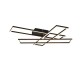 - Corso - Matt Black 3 Light CCT Flush with Remote Control Trio-R64423132 - Corso - Matt Black 3 Light CCT Flush with Remote Control