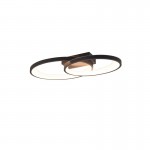 Malaga - Matt Black LED Ceiling Lamp 3000K