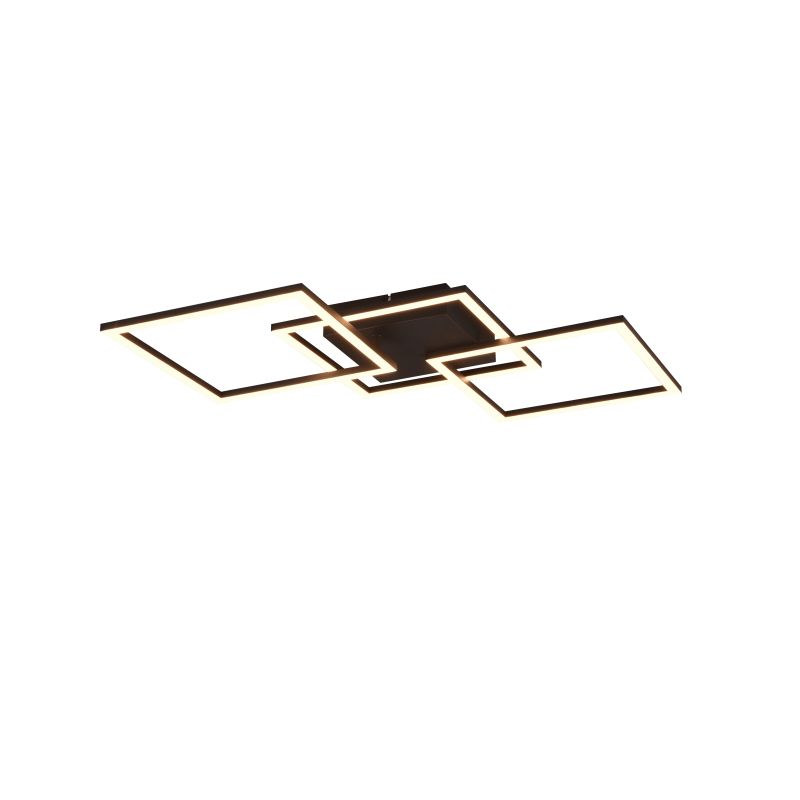 - Trail - Matt Black 3 Light LED Ceiling Lamp 3000K Trio-R64493132 - Trail - Matt Black 3 Light LED Ceiling Lamp 3000K