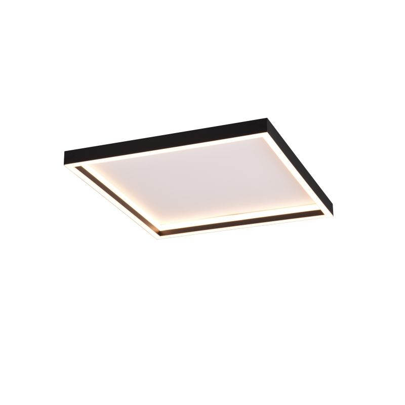 - Rotonda - White & Black Square LED Ceiling Lamp Trio-R64502932 - Rotonda - White & Black Square LED Ceiling Lamp