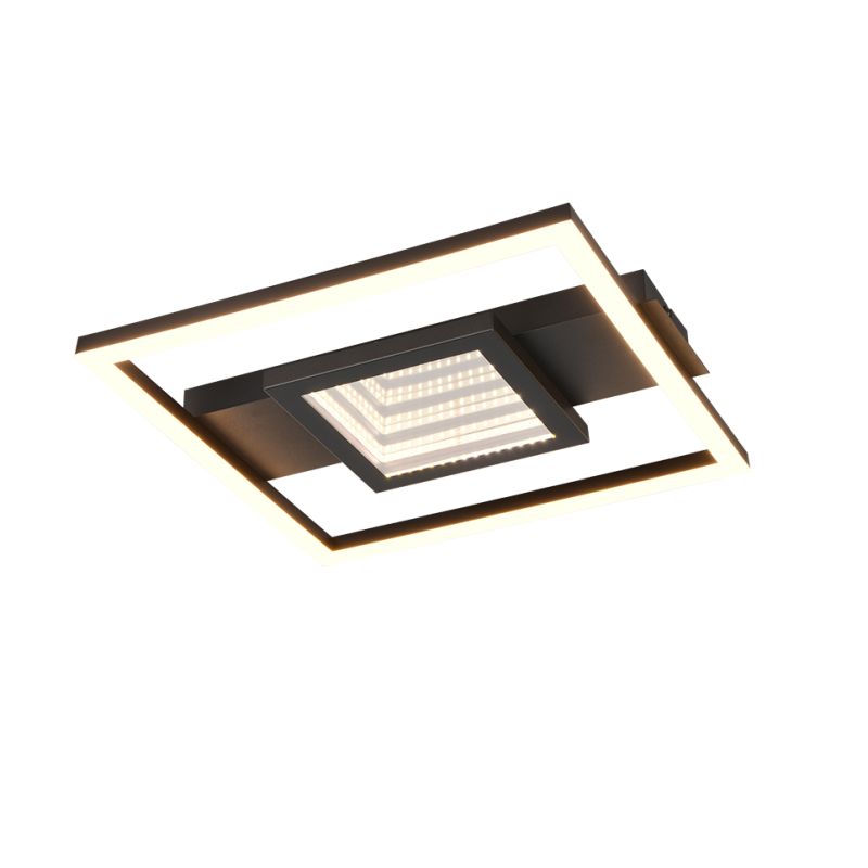 Trio-R64801932 - Wheeler - Matt Black LED Ceiling Lamp 3000K