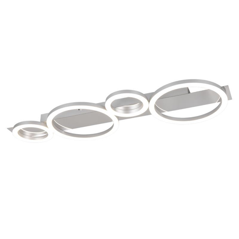 Trio-R64821106 - Lumos - Chrome Aluminium LED Ceiling Lamp 4000K