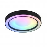 Arco - White & Black RGBW Flush with Remote Control Ø 40 cm Arco - White & Black RGBW Flush with Remote Control Ø 40 cm