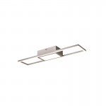 Rigido - Matt Nickel 2 Light Flush with Remote Control Rigido - Matt Nickel 2 Light Flush with Remote Control