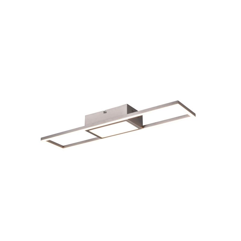 - Rigido - Matt Nickel 2 Light Flush with Remote Control Trio-R67172107 - Rigido - Matt Nickel 2 Light Flush with Remote Control