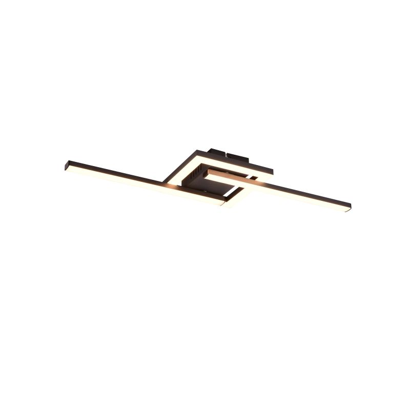 - Viale - Matt Black LED Ceiling Lamp 3000K Trio-R67303132 - Viale - Matt Black LED Ceiling Lamp 3000K