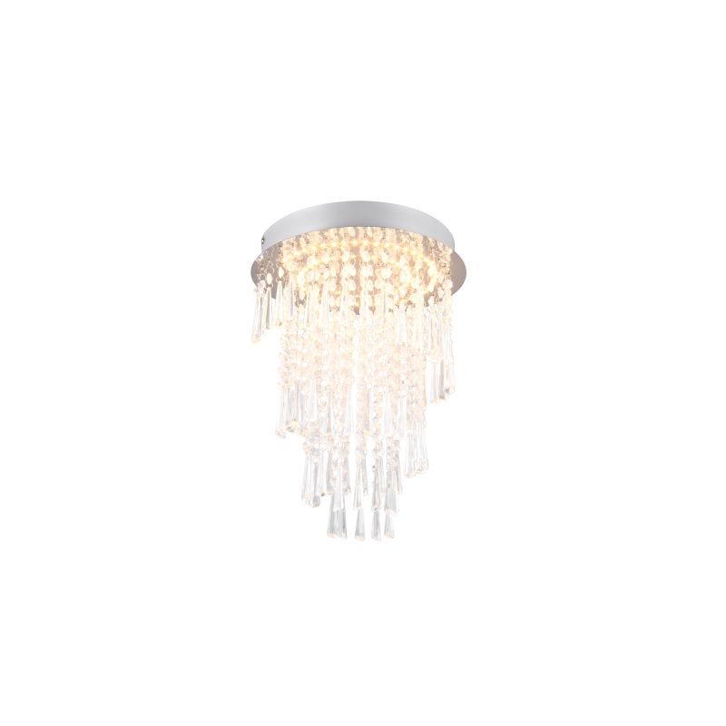 - Pomp - Chrome CCT Ceiling Lamp with Remote Control Trio-R67341106 - Pomp - Chrome CCT Ceiling Lamp with Remote Control